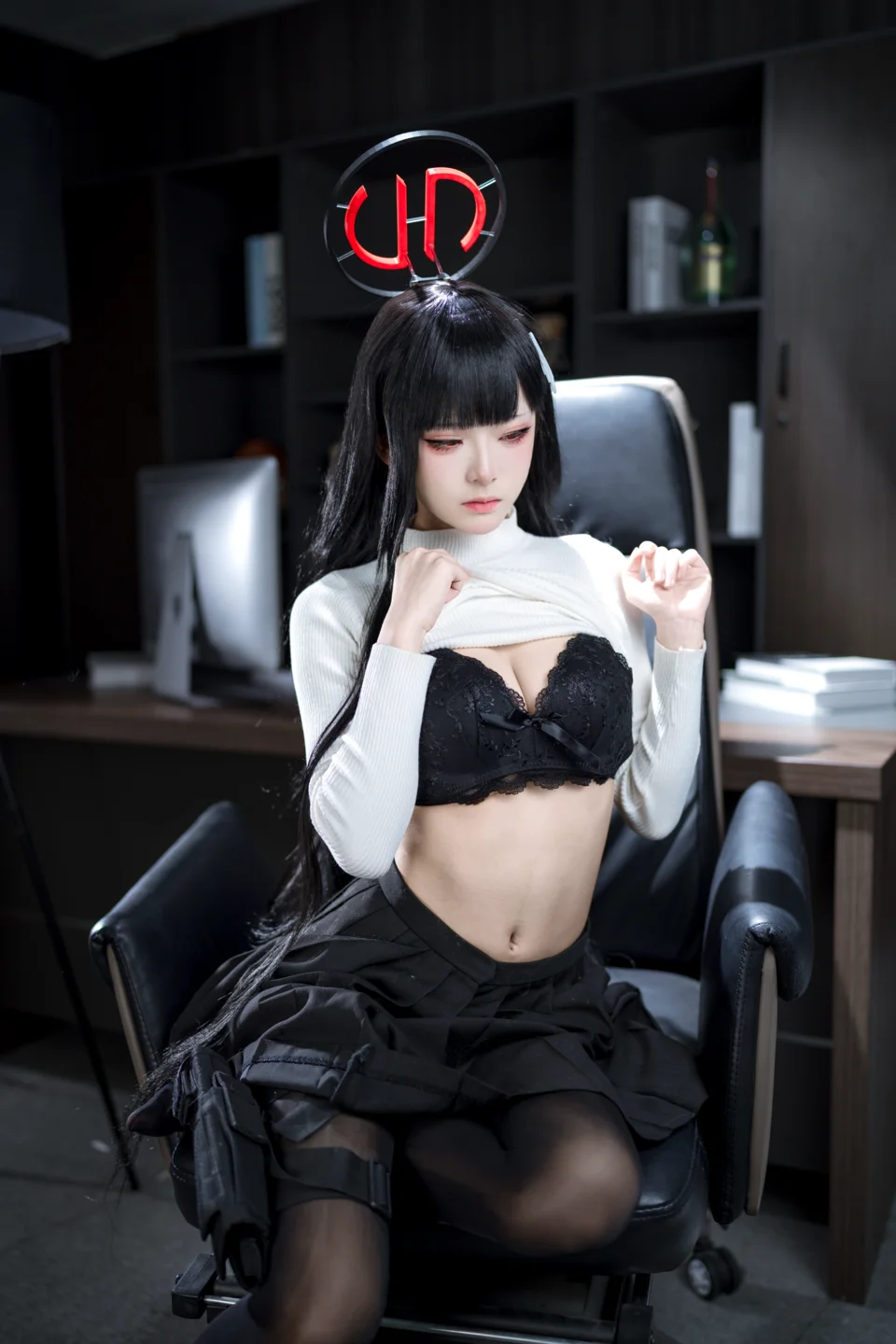 九柒喵 - No.026 蔚蓝档案 调月莉音 [64P-1.4GB] tg@simisebaisi 【丝足阁】058.webp